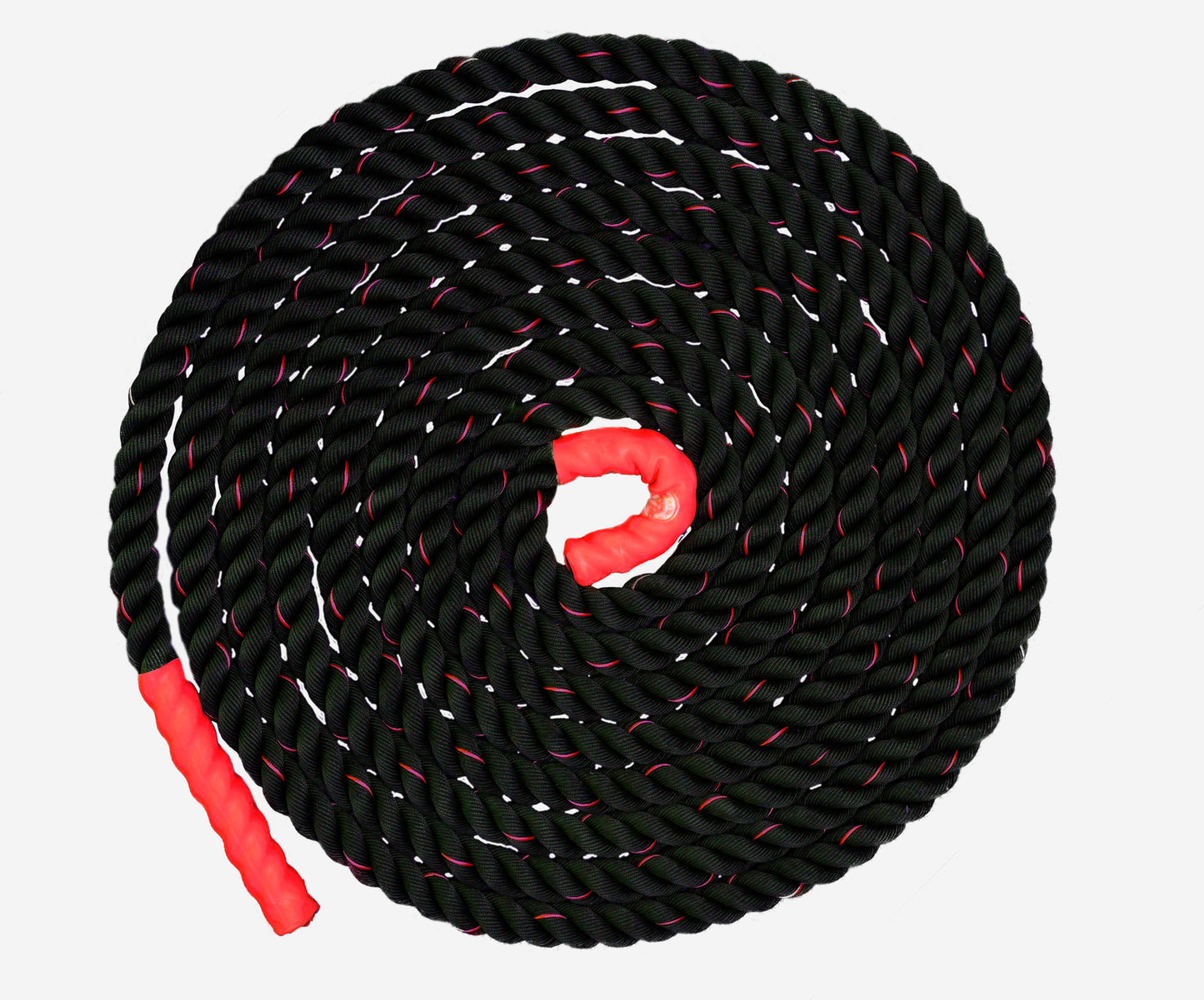 Battle Ropes Exercise Rope | Heavy Battle Rope for Crossfit Equipment | Fitness Training Gym Rope| 40 ft x 1.5 in - Red